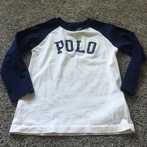 Boys Polo EUC 3T Navy/White
