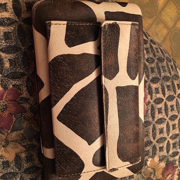 Giraffe print wallet