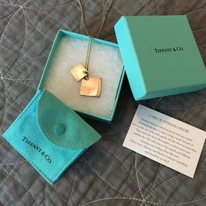 Tiffany and Co Double Square Necklace!
