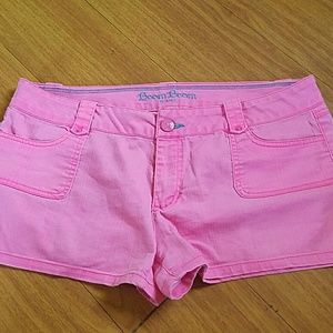 Hot pink shorts