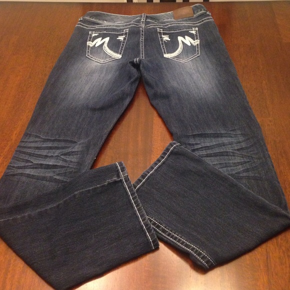 Maurice's mid rise boot cut jeans