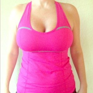 Pink lulu lemon top