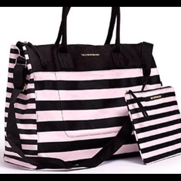 NWT Victoria's Secret weekender tote bag