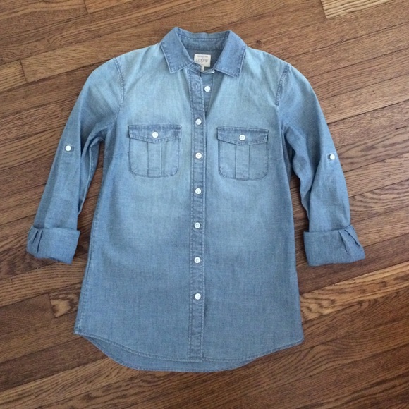 Chambray J. Crew Factory Shirt