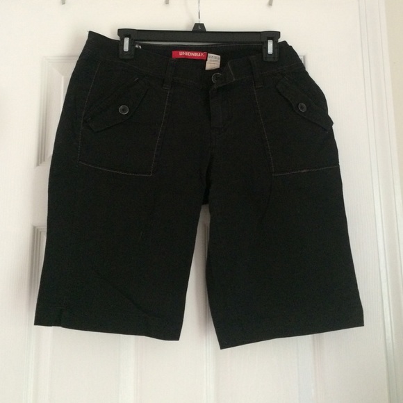 Union Bay Bermuda shorts, Black