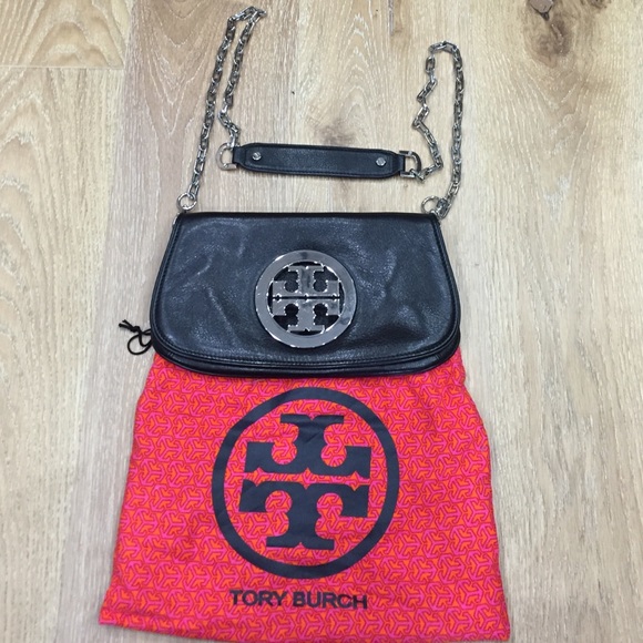 Tory Birch black leather bag!