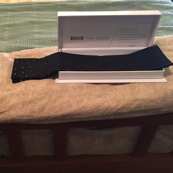 Black studded arm sleeves