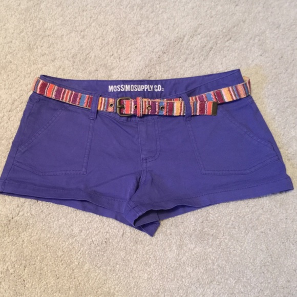 Blue shorts size 7 - Picture 1 of 4