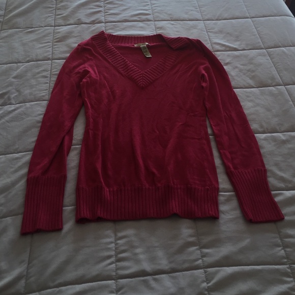 V neck sweater!