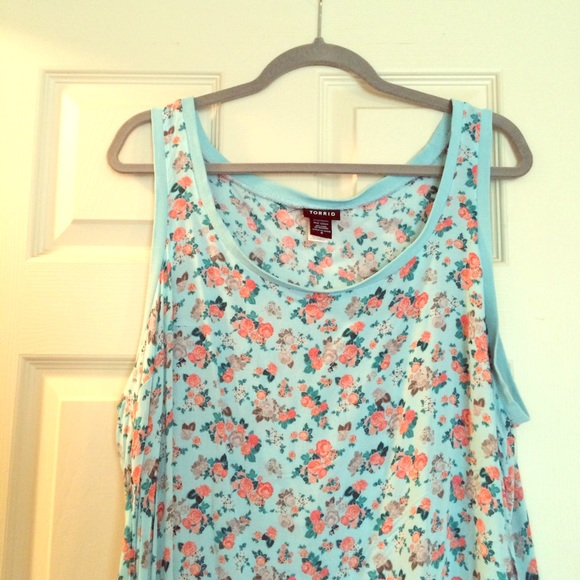 Torrid Floral Tank Top - Size 0