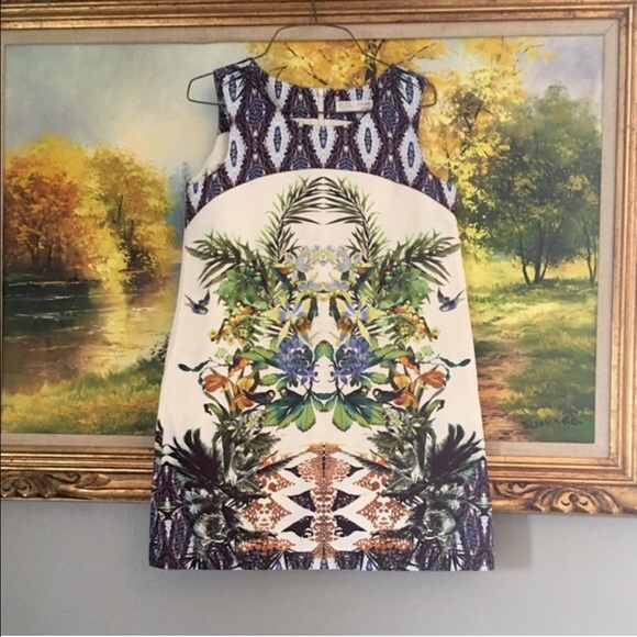 🌴 ZARA TROPICAL JUNGLE DRESS 🌴