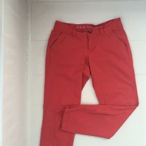 SALE! 🎉Old Navy Coral Crop Pant | Size 0