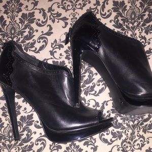 Leather booties! These won't last!
