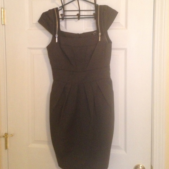 Grayish business casual dress