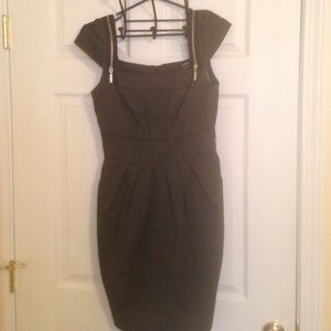 Grayish business casual dress