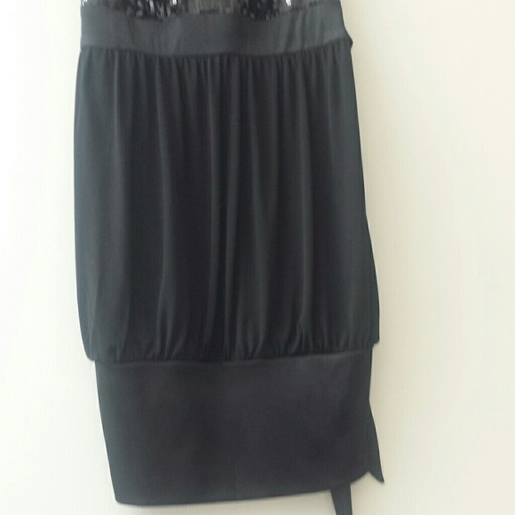 Black XOXO Dress with Sequins - Picture 3 of 4