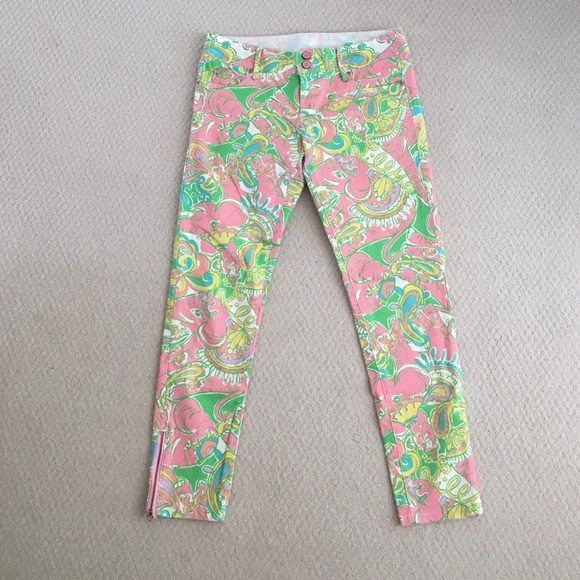 Lilly worth skinny mini zip pant