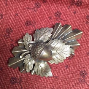 Old Art Deco brass colored pin