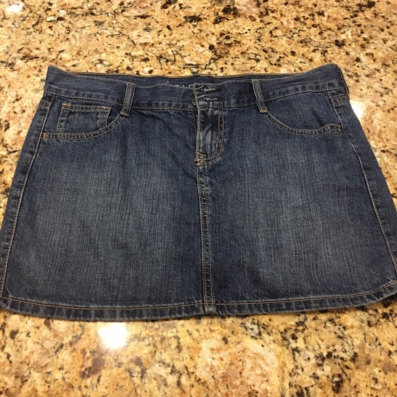 Classic denim mini