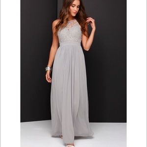 Lulu's SO FAR bridesmaid gown