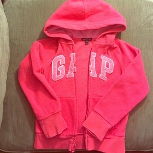 Gap hot pink jacket, size s 6-7