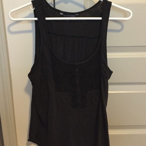 Black American eagle tank top