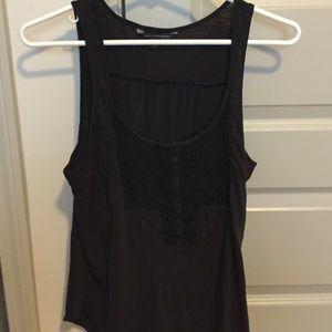 Black American eagle tank top