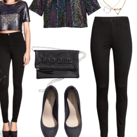 HM High Waisted Jeans NEW