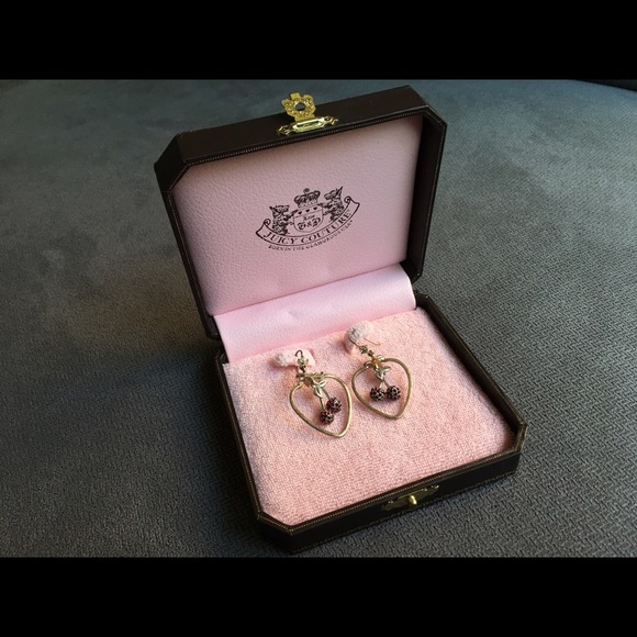 Juicy Couture Strawberry Cherry Earrings