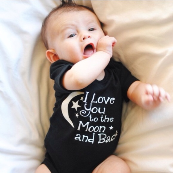I love you to the moon and back onesie - Picture 2 of 2