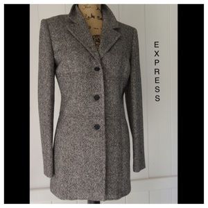 EXPRESS - Black&White Tweed Blazer...
