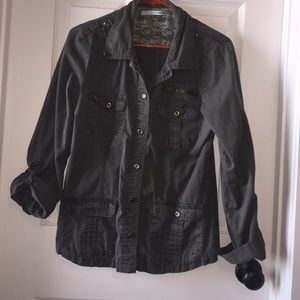 Army green cargo jacket