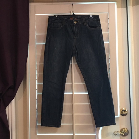 Denim capris