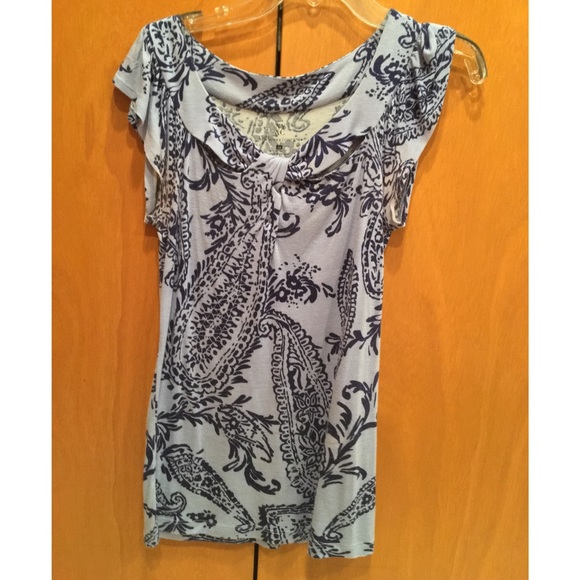 New York & Company paisley blouse - Picture 1 of 3