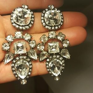 Crystal statement earrings