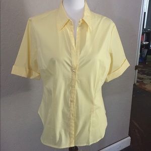 Yellow NY & Co shirt
