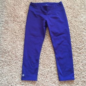 Purple Athleta Crops Size S