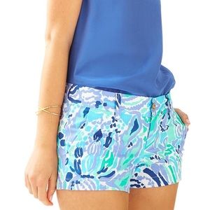 Lilly Pulitzer Walsh Shorts Nice Ink - 4