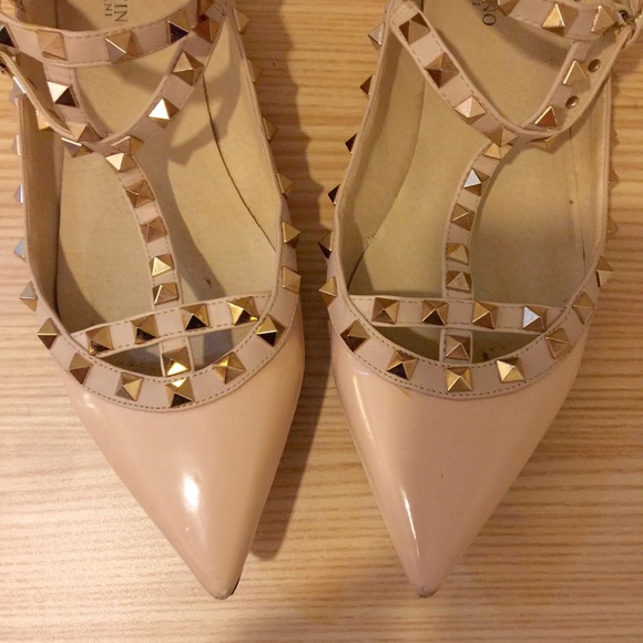 "Rockstud" Ballerina Flats