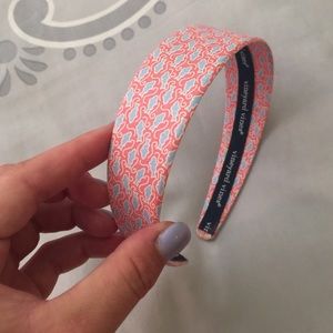 Vineyard Vines Pink and Blue Thick Headband