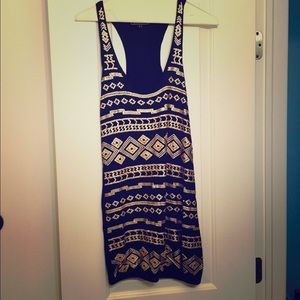 River Island patterned sequin dress