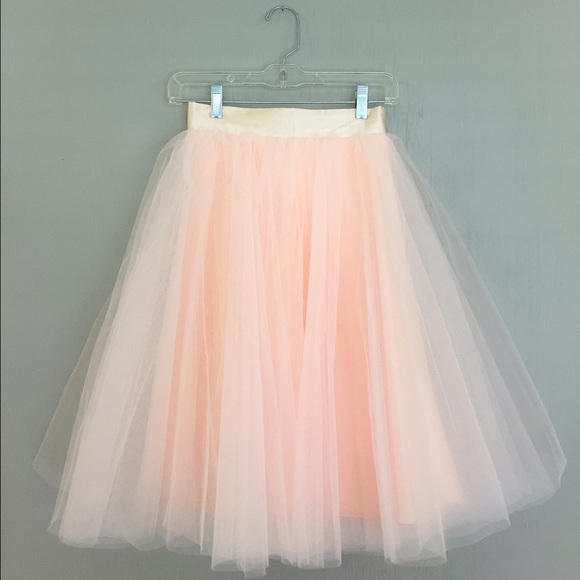 Voluminous Pink Tulle Skirt