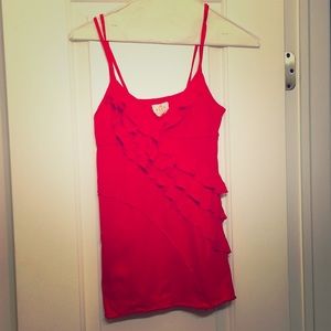 Free people ruffled tank