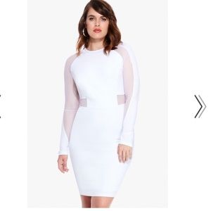 White long sleeve dress