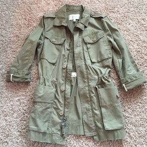 J Crew Green Utility/ Military Jacket Size S