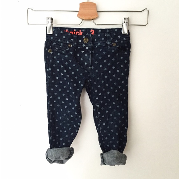 Crewcuts polka dot jeans