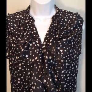 Closet Closing 1/10! Wet Seal - star printed top