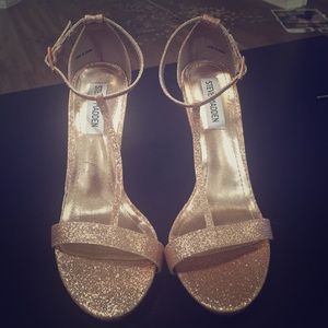 Steve Madden gold heels