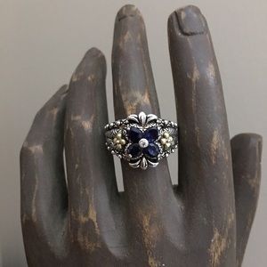 Barbara Bixby Gemstone Flower Ring