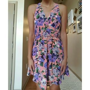 NEW with tags! Lush Coral Floral dress